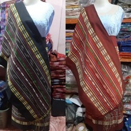 NEW MANDAR ULOS MANGIRING JUGIA TOBA SONGKET BATAK TENUN SARUNG GARIS