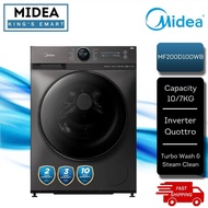 [FREE SHIPPING] Midea 10KG / 7KG Combo Washer Dryer 2 In 1 Inverter Front Load Washing Machine MF200