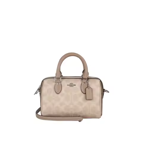 COACH Mini Rowan Crossbody Bag In Blocked Signature Canvas CW330