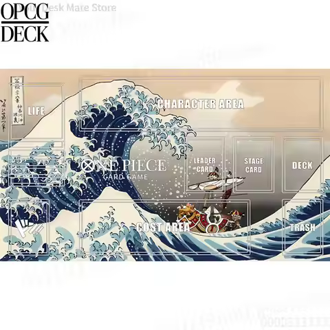 One Piece Opcg Playmat Card Game Playmat Straw Hat Pirates Monkey D. Luffy Anime Playmat High-Qualit