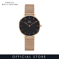 Daniel Wellington Classic Petite Melrose 28/32mm Rose Gold Black นาฬิกา ผู้หญิง นาฬิกา ข้อมือผญ