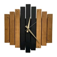 Modern wall clock teak wood wall clock/ aesthetic wall clock/