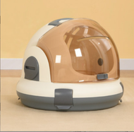 全城熱賣 - 飛機籠航空箱貓窩(簡派飛機籠航空箱（紳士亞灰））（簡派飛機籠航空箱-無毛墊）