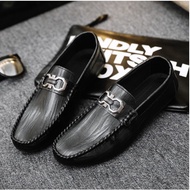 Leather Shoes for Men Black Loafers Shoes Business Office Duty Shoes for Men