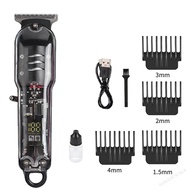 LCD Digital Display Electric Clipper Smooth Styling Easy to Trim Hair Clipper with Chaging Cable for Hair Cutting &amp; Grooming HJJN-MY