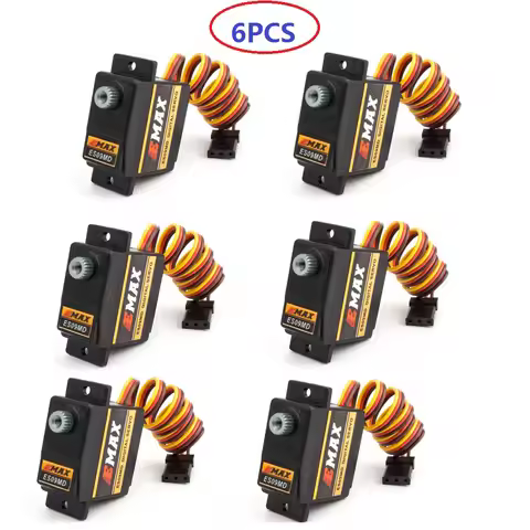 2/4pcs EMAX ES09MD ES08MD Dual-bearing Special Swash Metal Digital Servo For TREX Align 450 Helicopt