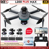 NEW L200 PLUS MAX GPS Drone 5G WiFi FPV 4K HD Camera 3-Axis Gimbal 360 Obstacle Avoidance 249g MINI 