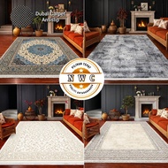 (NWC) Dubai Carpet Premium Emboss | gebu gebas lembut | corak timbul emboss