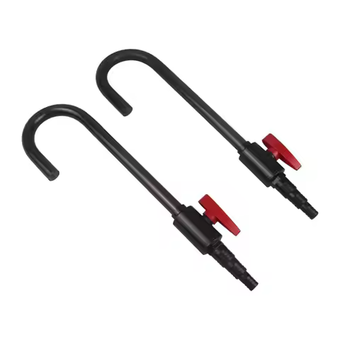 UPVC Aquarium Water Inlet Outlet Tube Hook Design Water Filling Aquarium Change Water Pipe Hanging T
