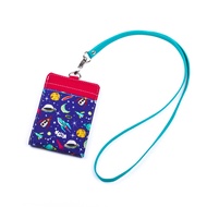 Knicknack Bifold Id Card Wallet Space Invaders | Card Holder | Folding Canvas Wallet | Women's Id Ca