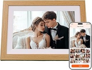 10.1" Digital Photo Frame, 1280x800 HD IPS Touch Screen Electronic Photo Frame, AI-Generated Images,