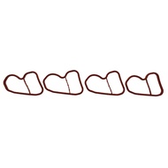 ISANCE 4pcs Set Engine Inlet Seal Gasket Fit for BMW 1er 2er 3er 4er 5er N47 B47 Mini Cooper 7111831