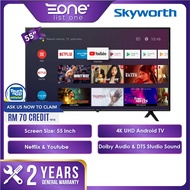 Skyworth 55 Inch 4K Android TV 55SUC6500 | Youtube | Netflix | Android 10.0 | Smart TV | 55" Televis