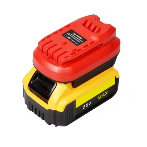 DM18MAN Adapter is Applicable to Craftsman 20V Cordless Tool for Dewalt 20V/Milwaukee 18V Lithium Ba