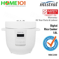 Mistral Mimica Digital Rice Cooker 1.0L MRC20D