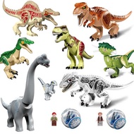 lego toy Compatible LEGO Blocks Jurassic Tyrannosaurus Dinosaur Park Southern Behemoth Dragon Brachiosaurus Scyllosaurus Educational Toys