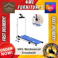 4WL Mechanical Treadmill exercise machine Treadmill sale Multi-Function Mini Walking Machine Mute Long Running Treadmill Fitness