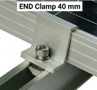 อุปกรณ์ยึดแผงโซล่าเซลล์  Aluminum SOLAR MID Clamp & END Clamp