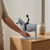 Equestrian Equestrian Statue Minimalist Horse Equestrian Sculpture Horse Statue Modern Creature Figu