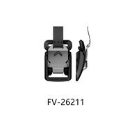 FIDLOCK V BUCKLEV-Buckle 25ฝาสีดำ + Pulltab