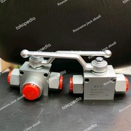 1/2 INCH 3 WAY BALL VALVE HYDRAULIC L-TYPE HIGH PRESSURE OLY