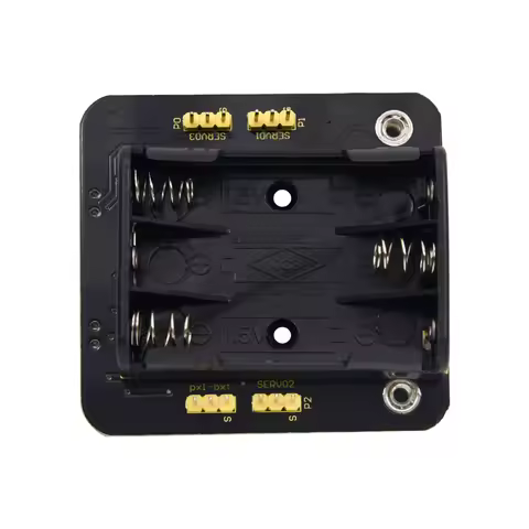 Keyestudio Micro bit Mini Servo Shield with Battery holder For Microbit Robot Car(No Micro bit Board