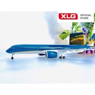 Vietnam Airplane Model VNA Airbus A350 (47cm) – With LED Light & Moving Wheels