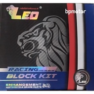 CERAMIC BLOCK 4 VALVE WAVE125 66MM LEO 4 VALVE BLOCK CERAMIC BLOCK RACING 66MM W125 LEO