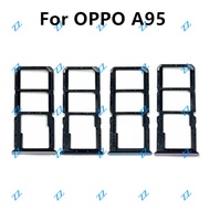 For OPPO A95 4G 5G Sim Card Tray Slot Holder Card Holder Reader SD Slot Adapter Replacement Parts