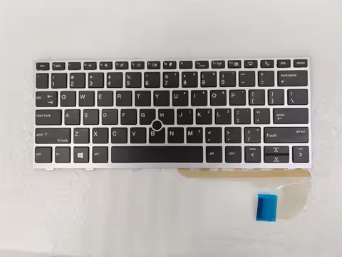 FOR HP EliteBook 730 G5 735 G5 735 G6 830 G5 836 G5 Keyboard US No Backlit silver Frame No trackpoin