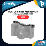 SmallRig Dual Cold Shoe Mount Plate for Sony Alpha 6700 a6700 (4339)