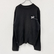 古著PUMA針織衫，黑色，XL碼