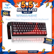 AULA WIN60/68HE Magnetic Keyboard RT Gaming Wired RGB Hot-swap 8kHz low latency Mechanical Keyboard