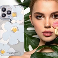 【白雪亮粉】海棠花光亮防刮痕 iPhone 14 Pro/14 Pro Max 手機殼