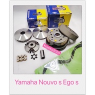 Yamaha EGO/ EGO.S/ NOUVO-S FRONT PULLEY REAR PULLEY SET  "