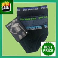 [3 PCS/BOX] RENOMA PARIS PURE MEN'S BRIEF UNDERWEAR.