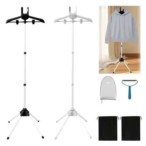 Adjustable Garment Hanger Folding Garment Steamer Rack Portable Steam Iron Steamer Hanger Versatile 