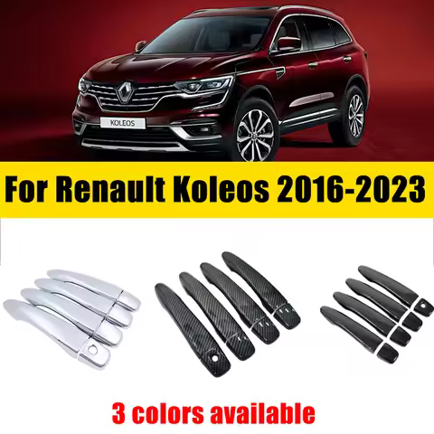 Door Handle Cover Trim Chrome For Renault Koleos Samsung QM6 HC 2016-2023 2017 2018 2019 Anti-scratc