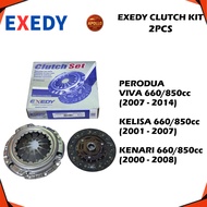 CLUTCH KIT EXEDY PERODUA VIVA 660/850cc KELISA 660/850cc KENARI 660/850cc 2PCS