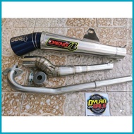 ♗ ☃ ◄ DAENG SAI4  PIPE WITH SILENCER  FOR SMASH 115 / WAVE 100 / XRM 110