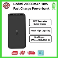 Redmi 20000mAh 18W Powerbank (PB200LZM Xiaomi