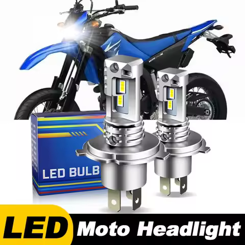 1pc/2Pcs Motorcycle Headlights For Yamaha WR250X 2008-2011,RS Venture 2005-2018 H4 HS1 LED Headlamp 