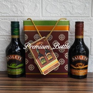 Baileys Mint Chocolate + Creme Caramel 350ml Empty Bottle + Box