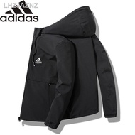 【NEW】┇☫♣Not Adidas Men Jacket Waterproof Jacket korean jacket Outdoor Jacket Men Sweater long sleeve jacket jaket lelaki