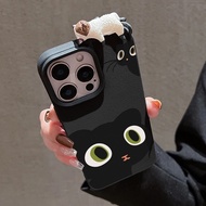 3D Cartoon Case For iPhone 13 11 15 16 14 12 Pro Max Skin Feel Shockproof Soft TPU Case 【IE72】