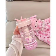 [PREORDER Sugar Bunnies] Double Drink Bottle – Ins Style High-Value Portable Water Bottle