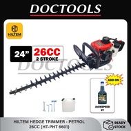 HILTEM HEDGE TRIMMER - PETROL 26CC (HT-PHT 6601) 24" HEAVY DUTY/MESIN TRIM POKOK RUMPUT/GASOLINE HED