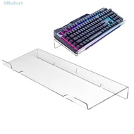 HUBERT Tilted Keyboard Holder, Transparent Ergonomic Keyboard Stand, Keyboard Accessories Acrylic Ke