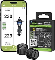 FOBO Bike Lite Tyre Pressure Monitoring System with App - Intelligent Bluetooth 5.0 Tyre Pressure Se