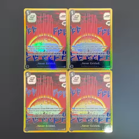One Piece TCG OPCG English Never Existed card Imu deck Event card Textured Foil Card Anime Collectib